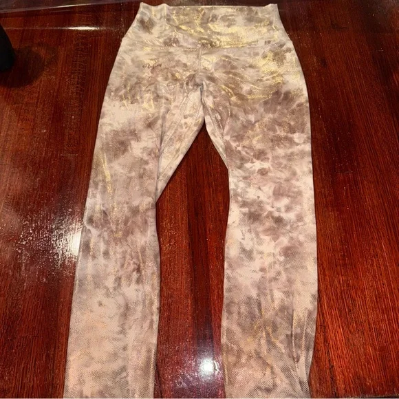 ****sold****Lululemon Align HR Pant 25" *Shine Diamond Dye Misty - Picture 5 of 6